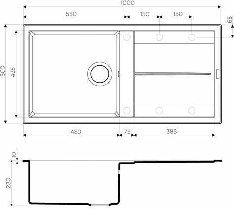 Кухонная мойка Omoikiri Sumi 100-BE ваниль, Tetogranit, 4993655