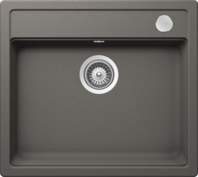 Кухонная мойка Schock Vero 60 (N-100) серебристый камень, Cristadur, 570x510, 700987
