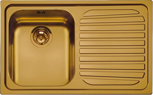 Кухонная мойка Smeg SP791DOT Нержавеющая сталь с PVD-покрытием, цвет латунный