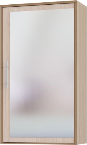 Шкафчик с зеркалом Сокол ПЗ-5 ясень шимо/беленый дуб