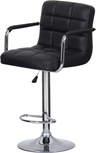 Барный стул Paoli Kruger arm CColl T-808F-1 черный, экокожа